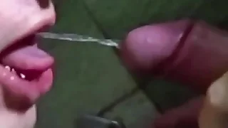 Shemale nearby Cum and piss cocktail&period;